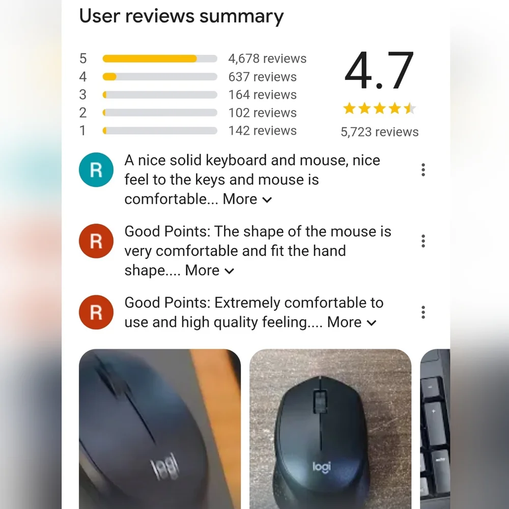 Logitech Black Wireless Keyboard and Mouse Combo